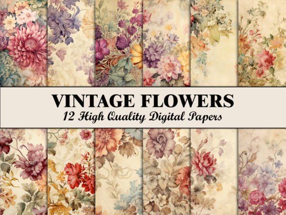 Download Flower Scrapbook Paper Flowers Pattern - Scrapbook paper Collection