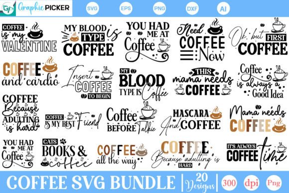 Download Coffee SVG Quotes Bundle - Coffee svg Collection